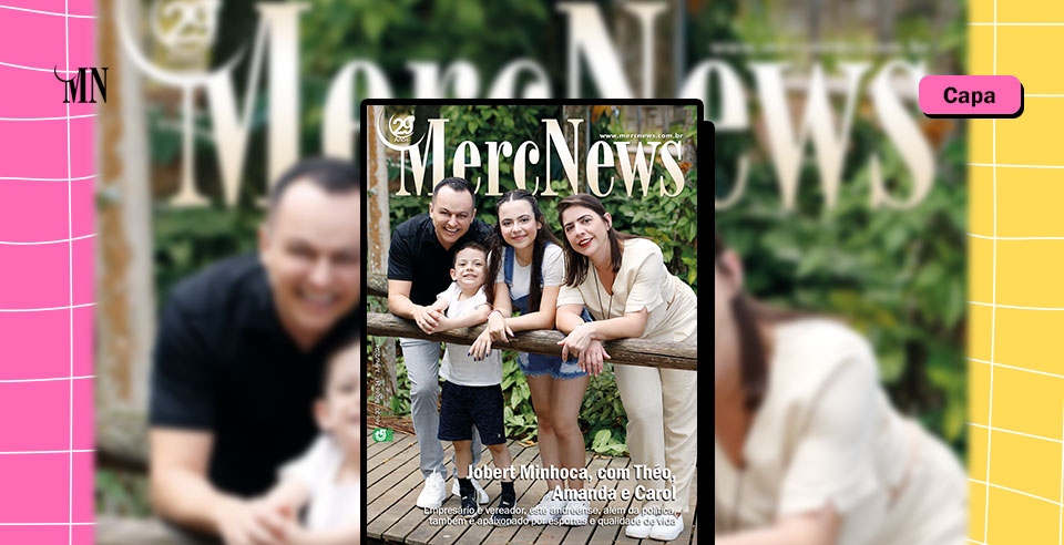 Jobert Minhoca, com Amanda, Théo e Carol